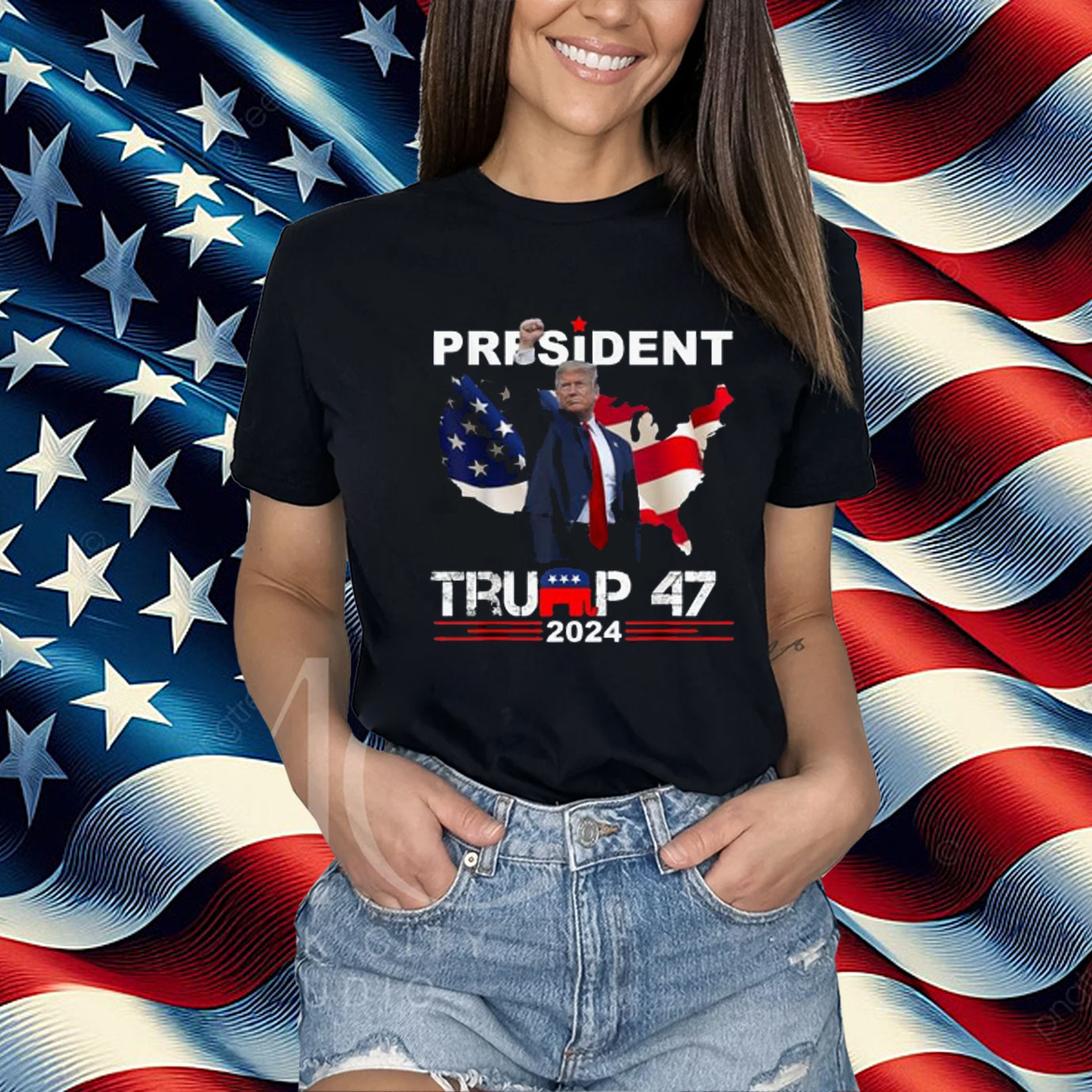 Trump 47 President 2024 Shirt, Trump President 47 America T-Shirt