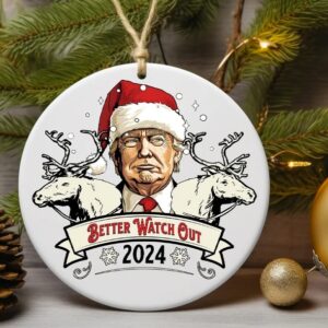 Trump Christmas Ornament, Donald Trump 2024 Supporters
