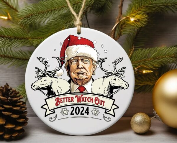 Trump Christmas Ornament, Donald Trump 2024 Supporters