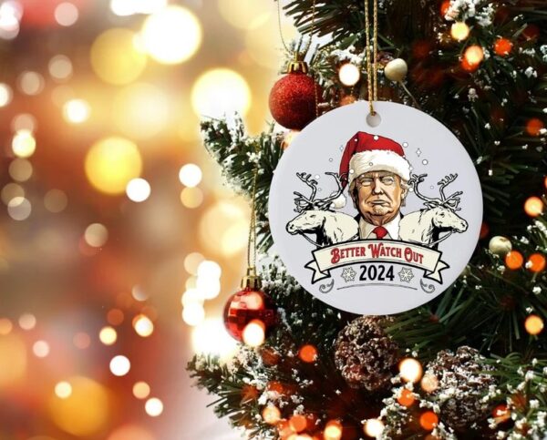 Trump Christmas Ornament, Donald Trump 2024 Supporters