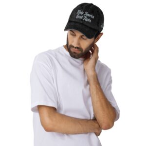 Trump Dark Gothic MAGA Vintage Cap