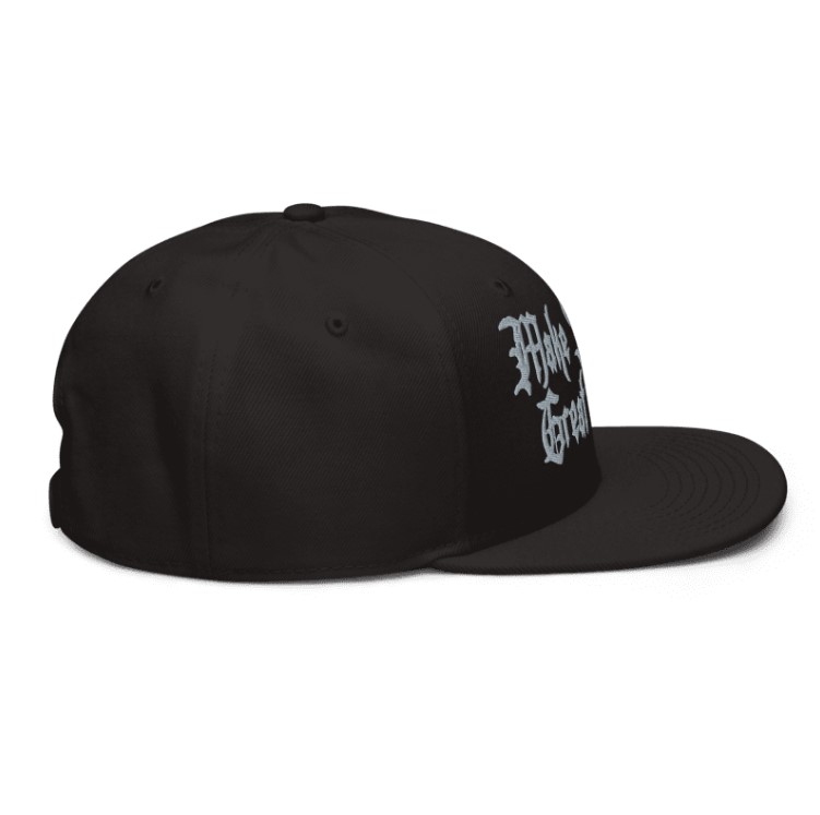 Trump Dark Gothic MAGA Snapback Hat