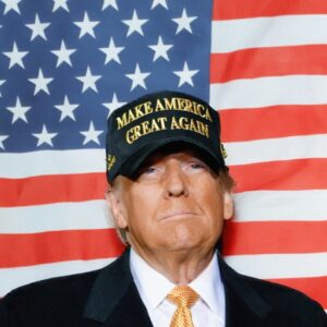 Trump Gold MAGA Hat Make America Great Again