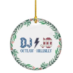 Trump I am Voting For The Outlaw and Hillbilly Ornament