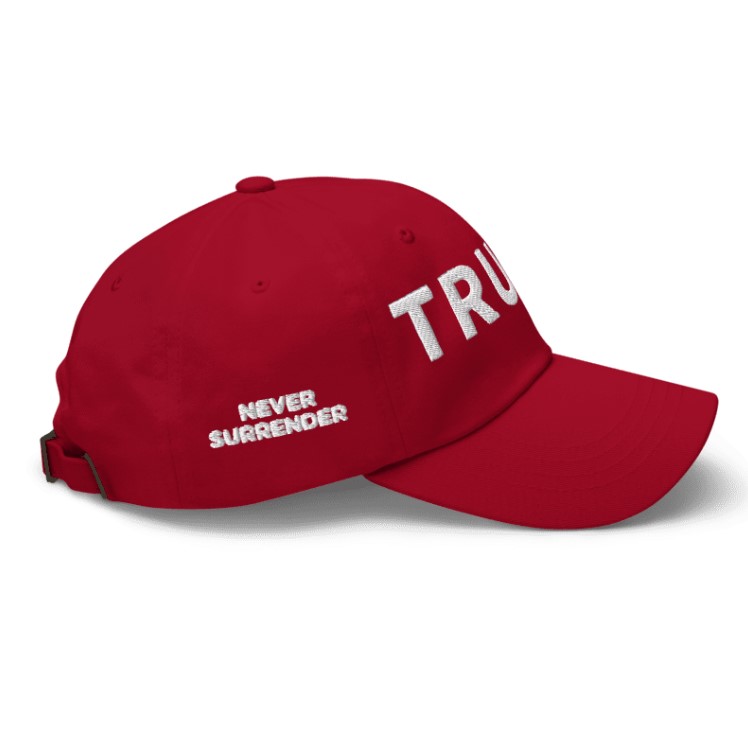 Trump Never Surrender Hat MAGA