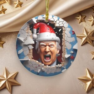 Trump Ornament, Christmas Trump