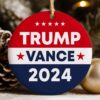 Trump Vance 2024 Christmas Ornament