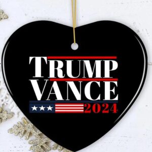 Trump Vance 2024 Election Support Ornament
