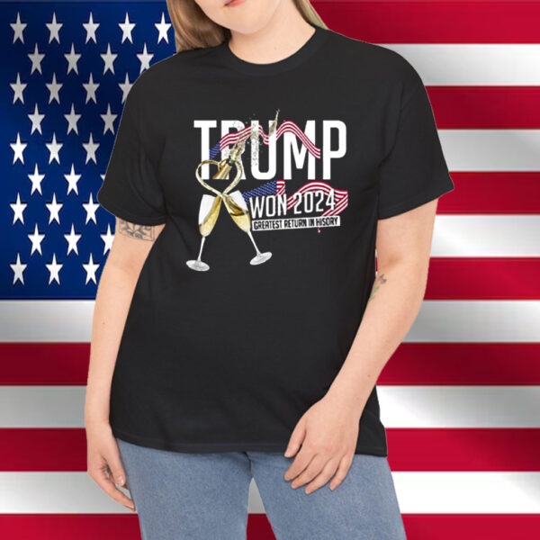 Trump Won 2024 Greatest Return In History Shirt