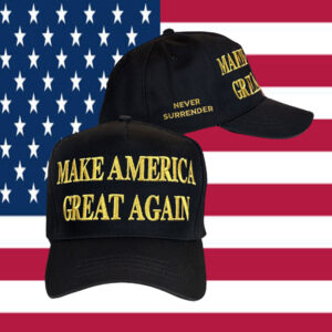 Trump Win- Gold Dark Maga Hat
