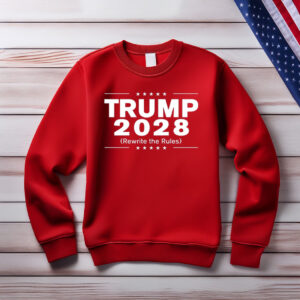 Trump 2028 Rewrite The Rules Sweat T-Shirts