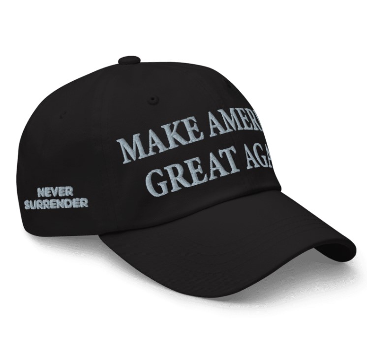 TRUMP Dark MAGA CAP