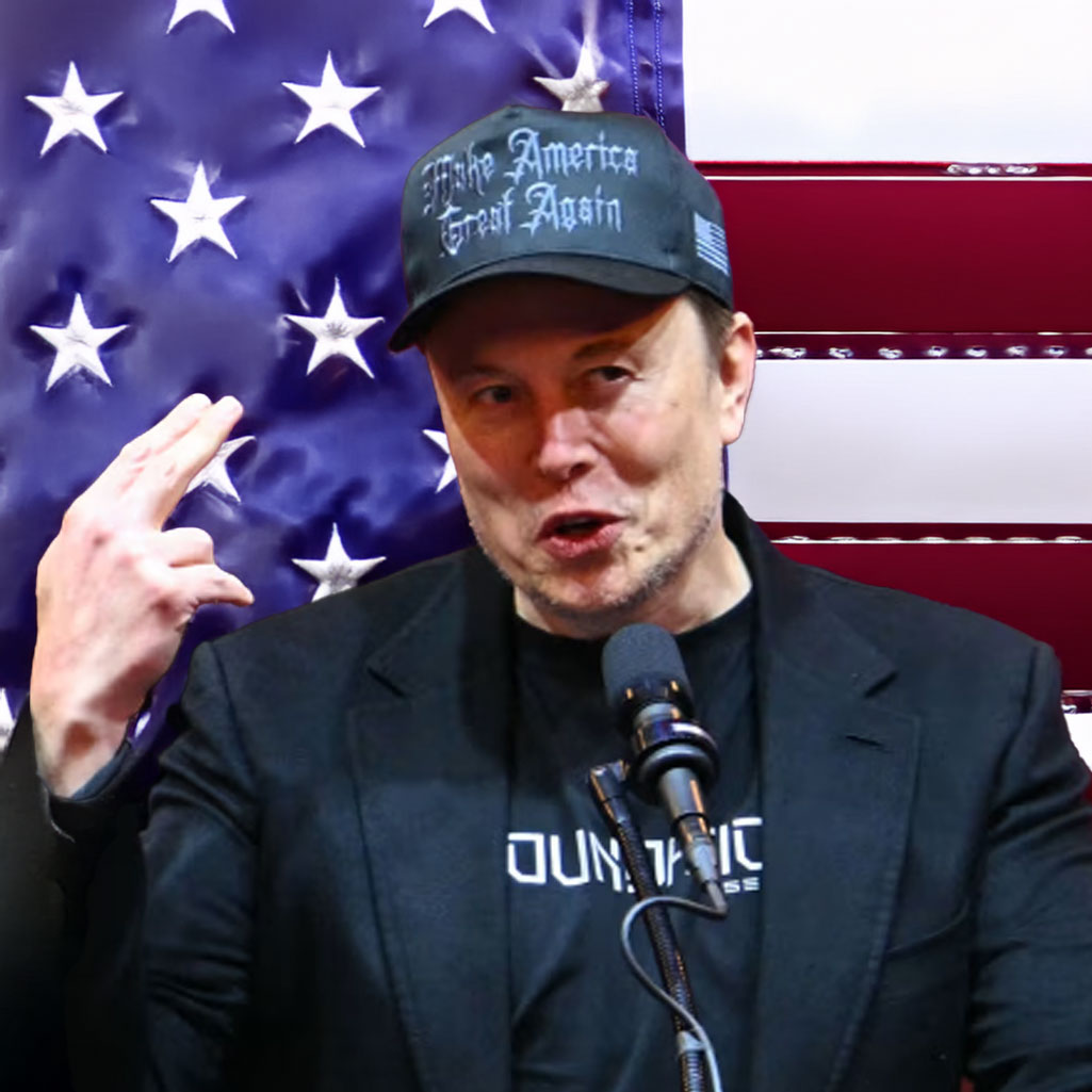 Elon Dark Gothic MAGA Hat