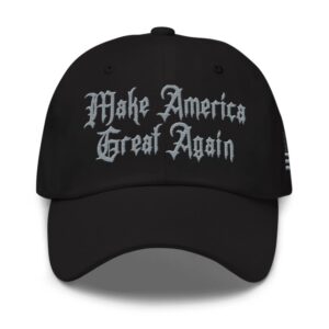 Elon Dark Gothic MAGA Hat