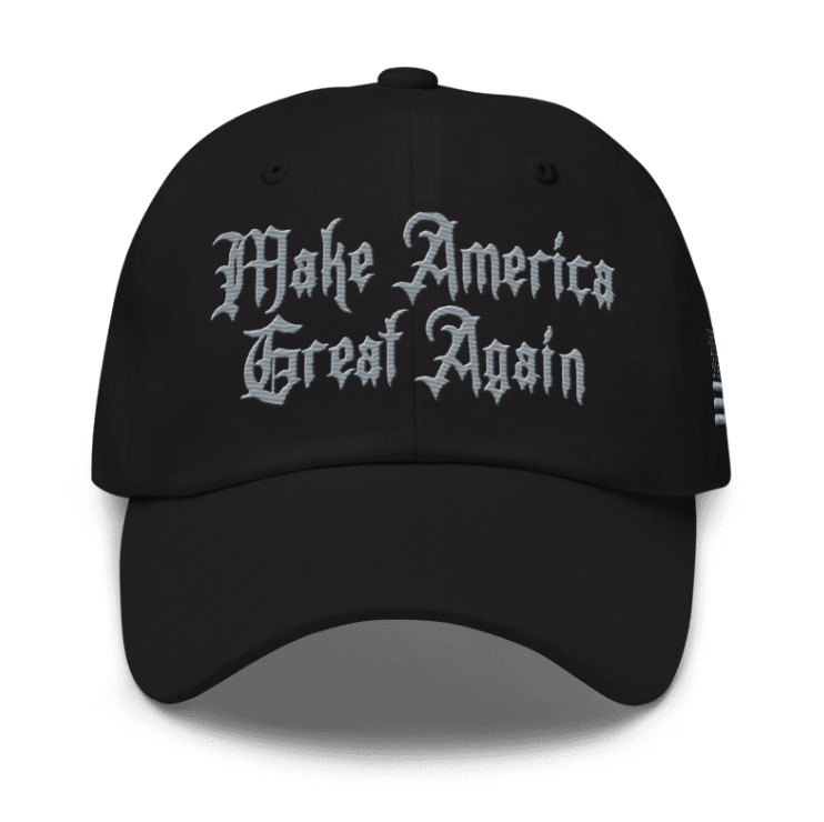 Elon Dark Gothic MAGA Hat