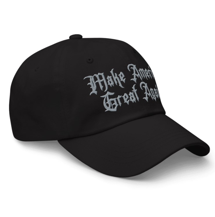 Elon Dark Gothic MAGA Hat