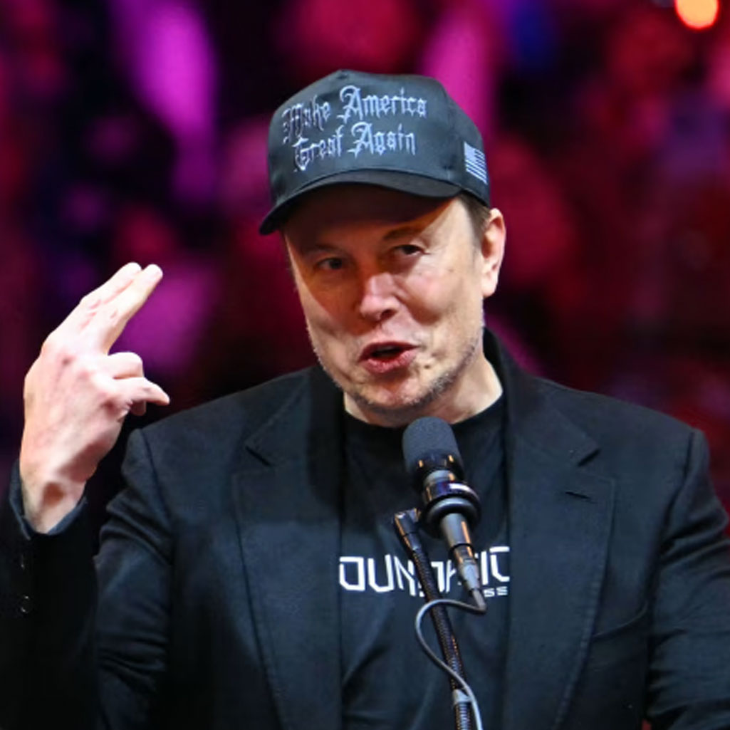 Donald Trump Gothic Dark Elon Musk Black MAGA Hat