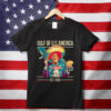 Retro Gulf Of USA America Mexico Funny Trump Mexico Taco T-Shirt